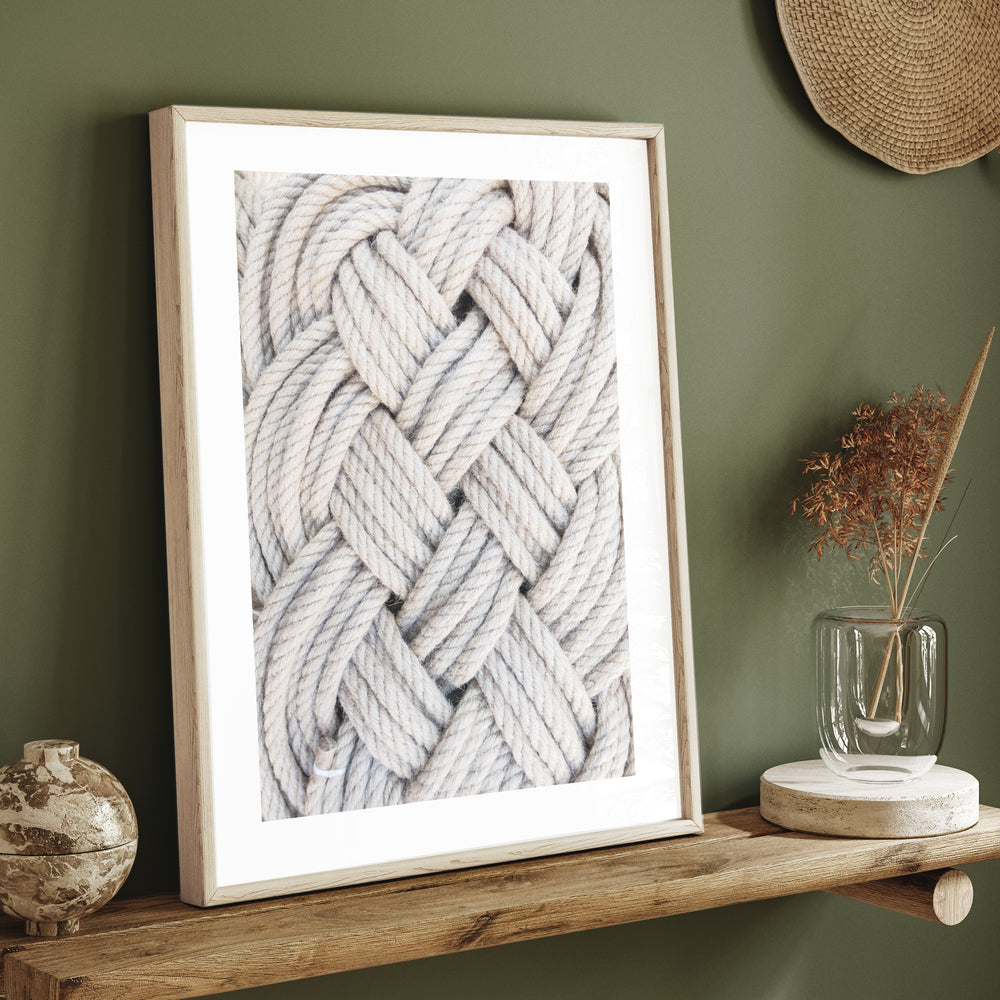 Ellisimo's Knotted Photographic Print. Simplistic Beauty.