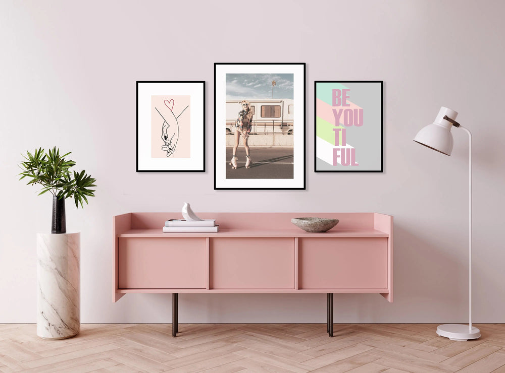 Be-you-tiful Pop Art Typography Wall Art - Fun and fresh