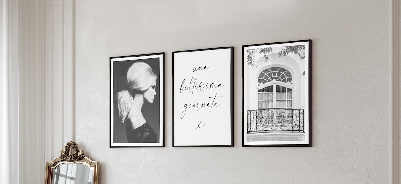 Black and white wall art: Timeless elegance for modern interiors