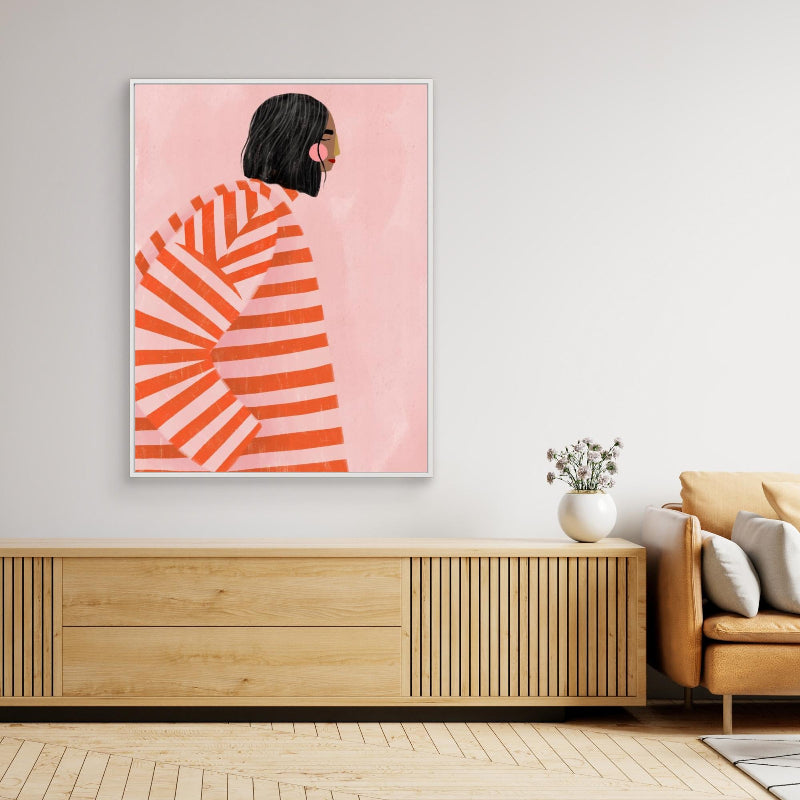 The Woman With the Orange Stripes by Bea Müller