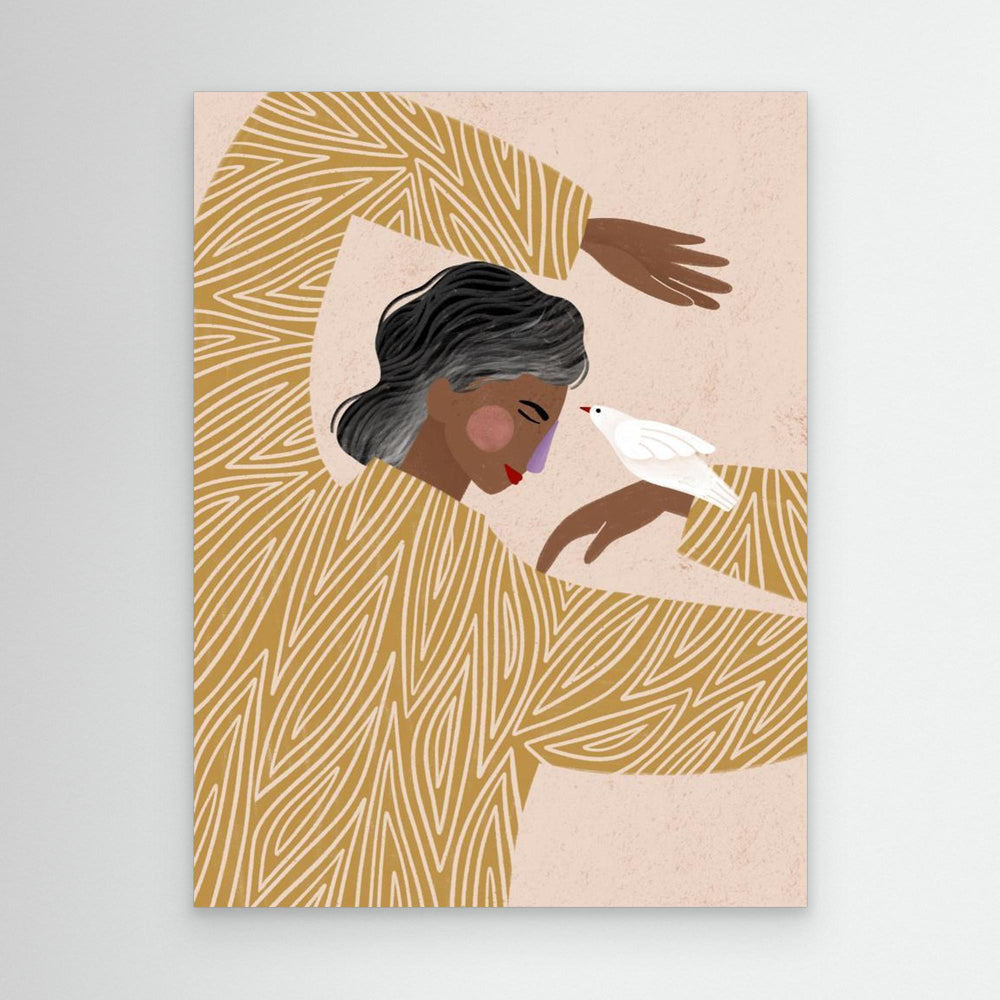 The Woman With He Bird by Bea Müller