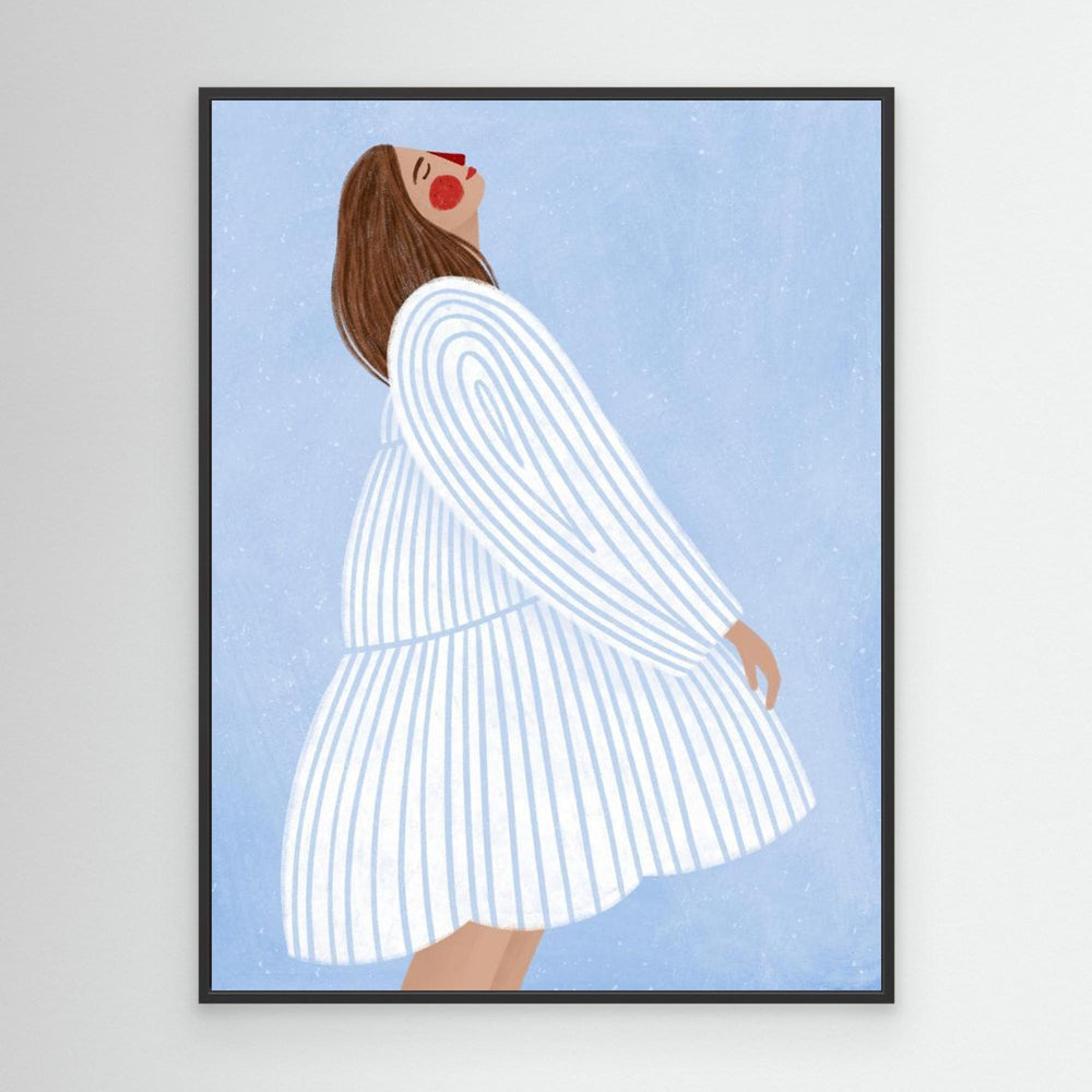 The Woman With the Blue Stripes by Bea Müller