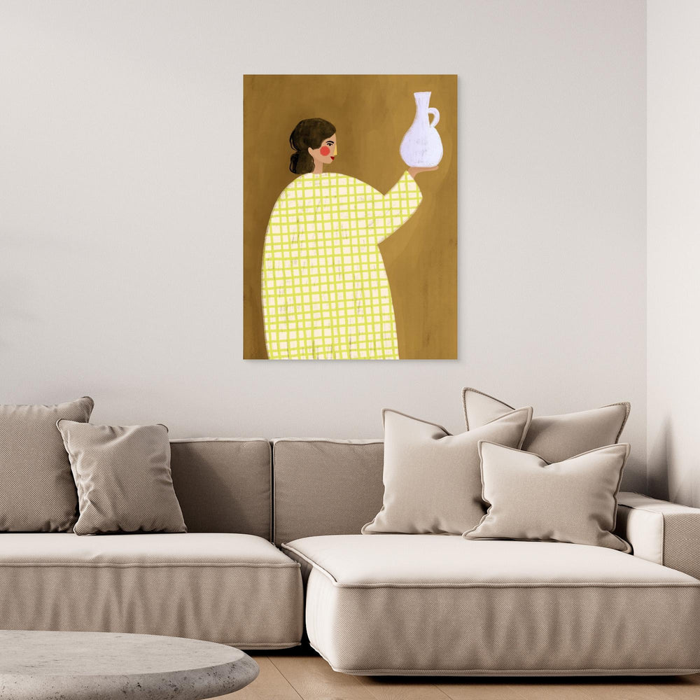 The Woman With Vase by Bea Müller