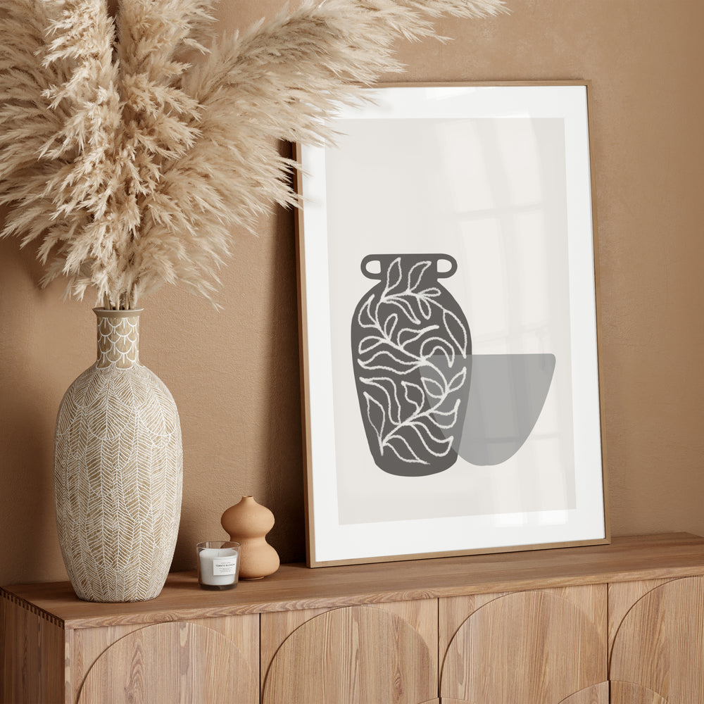Ceramic Vase Set 03 Wall Art - Ceramic Elegance