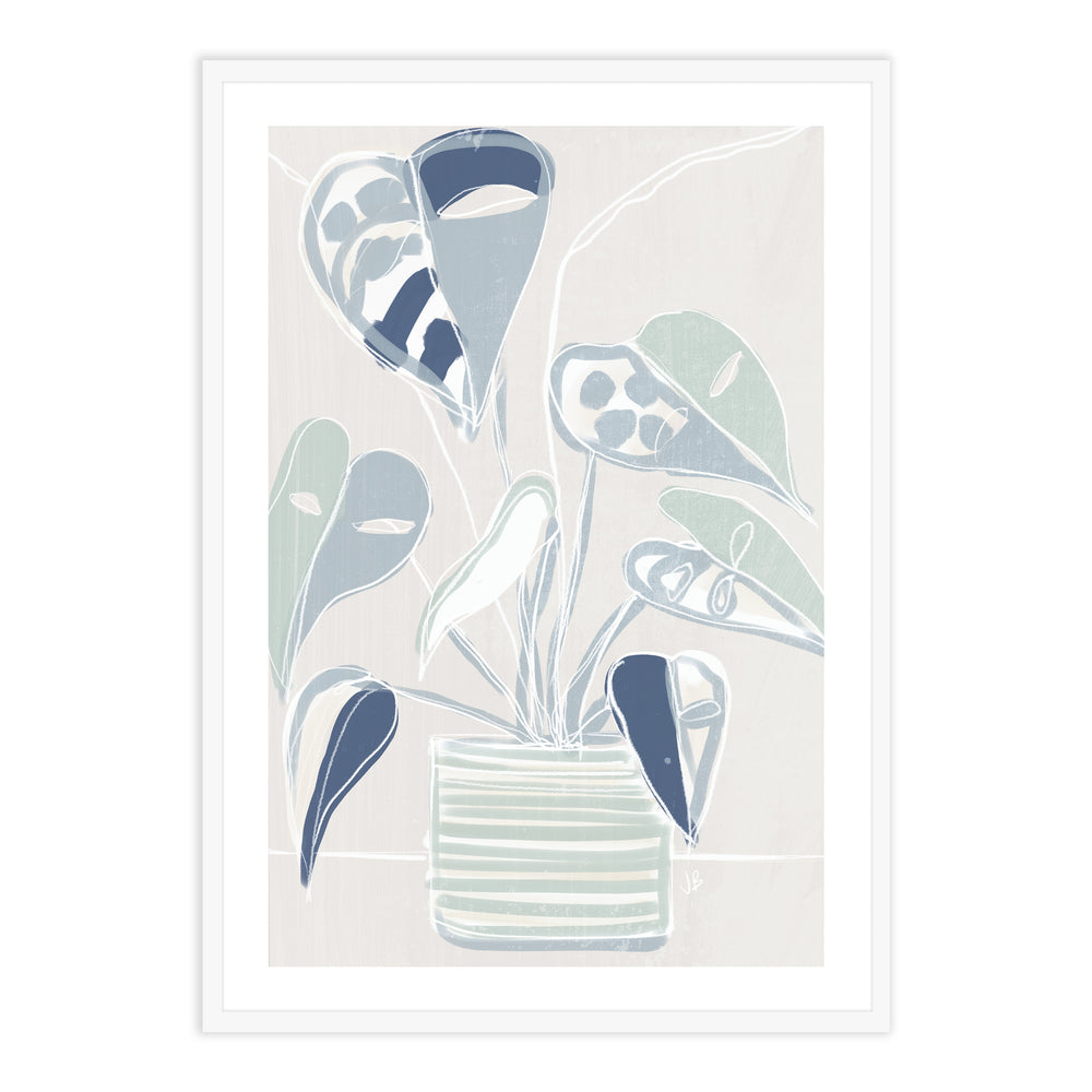 House Plant Wall Art Set - Philodendron