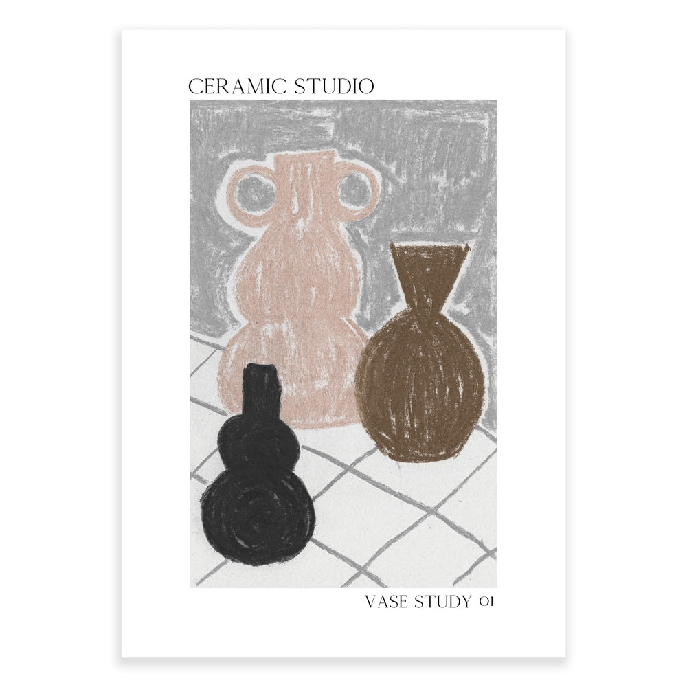 Ceramic Studio Vase Study 01