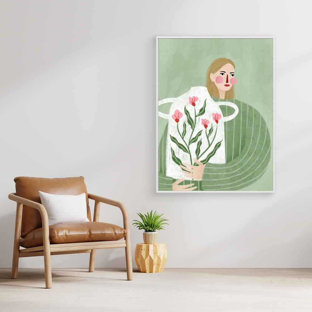 The Woman With The Vase by Bea Müller