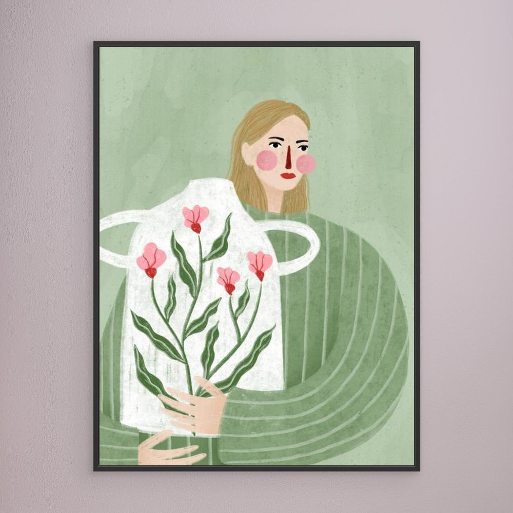 The Woman With The Vase by Bea Müller