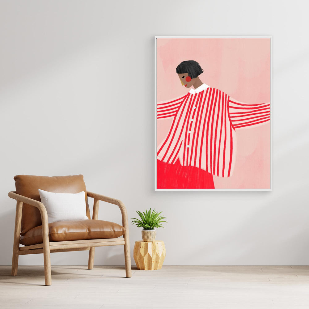 The Woman With the Red Stripes by Bea Müller