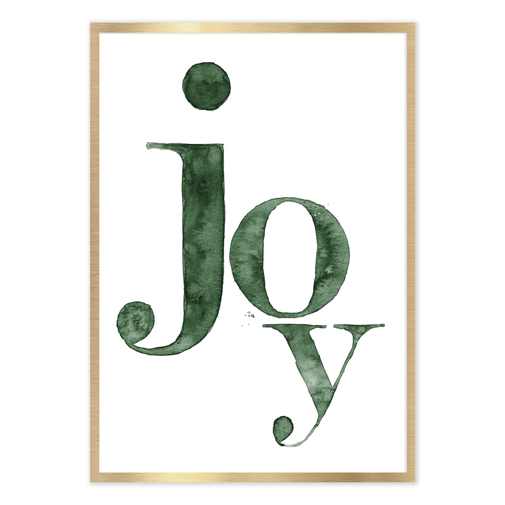 Green Joy Festive Graphic Print