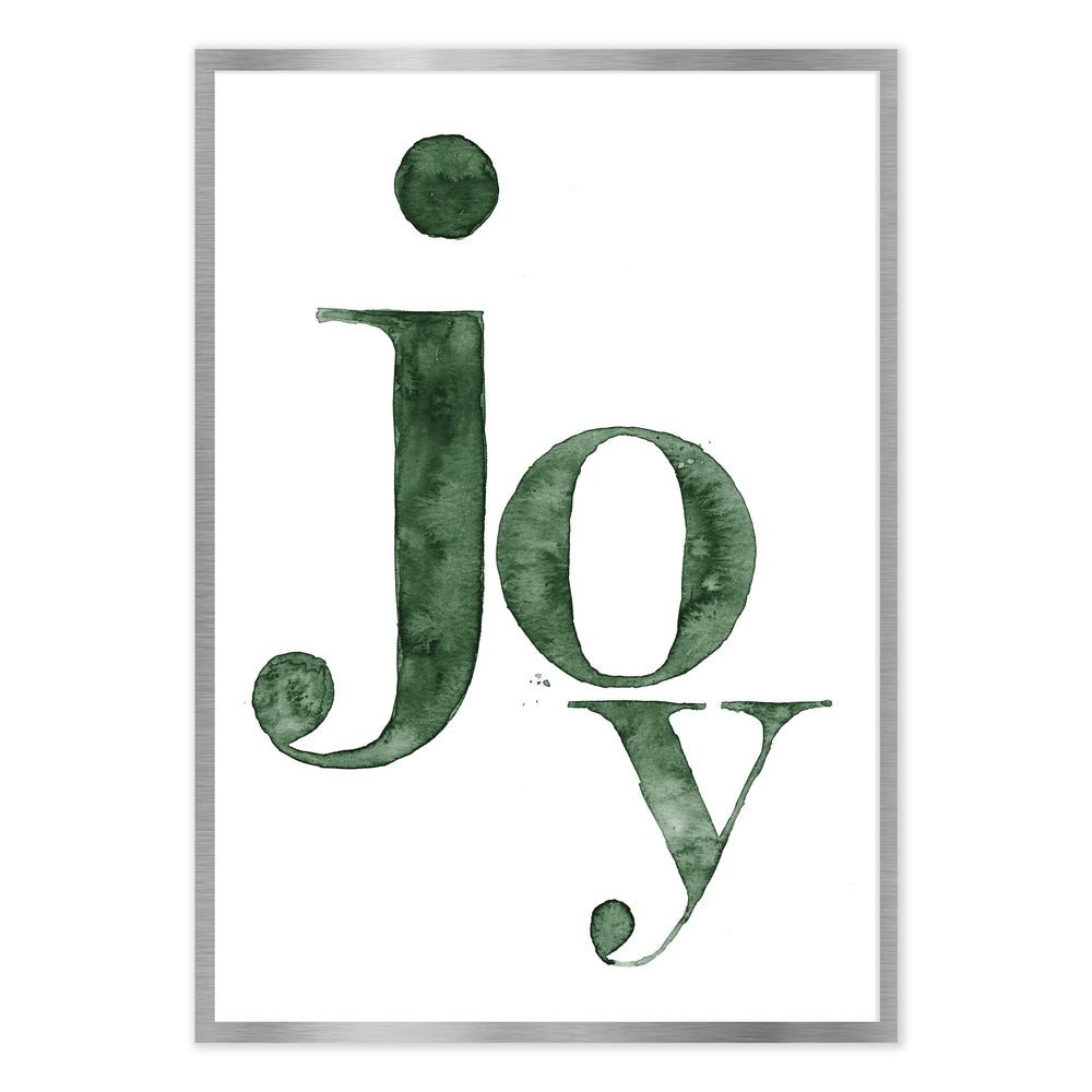 Green Joy Festive Graphic Print