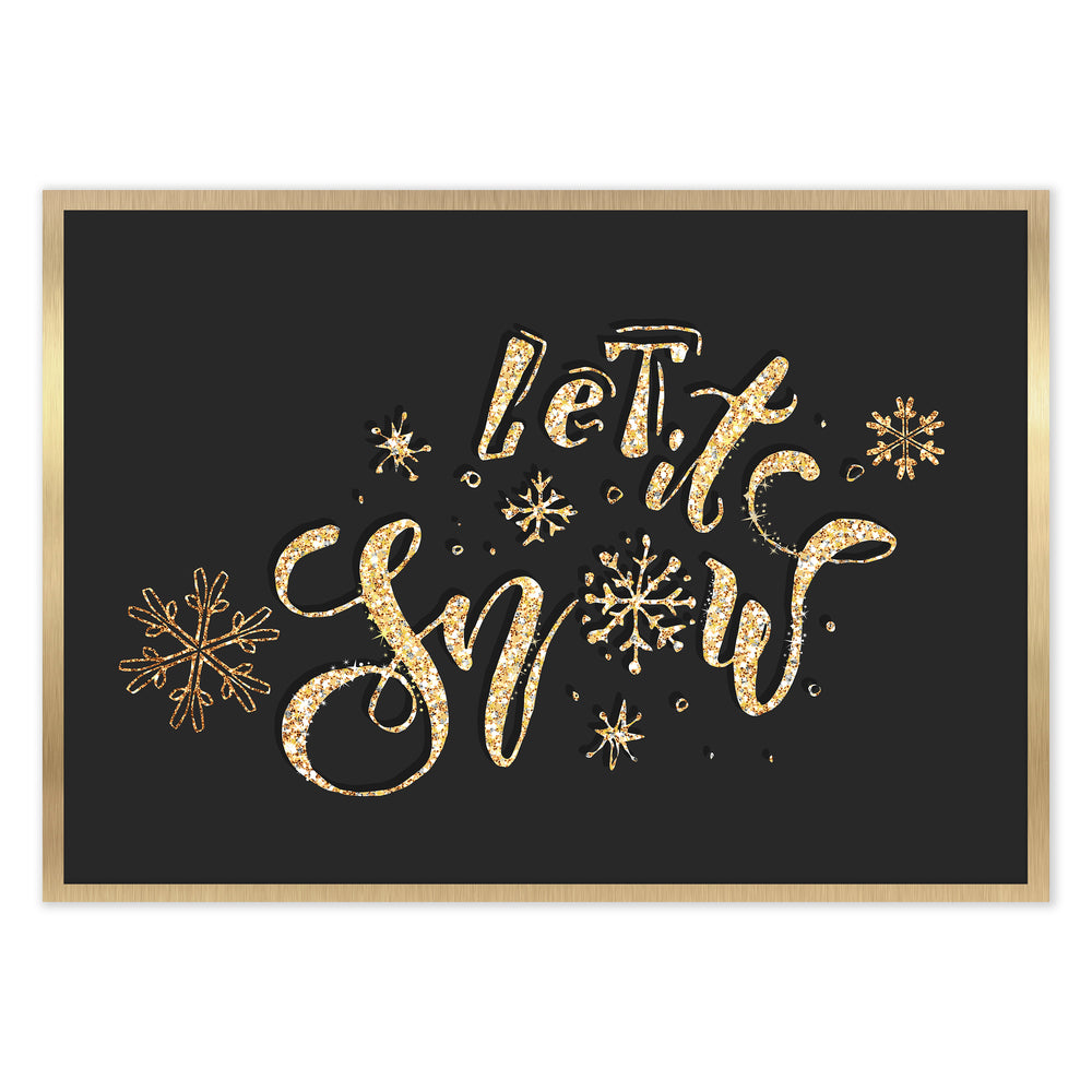 Let It Snow Festive Print
