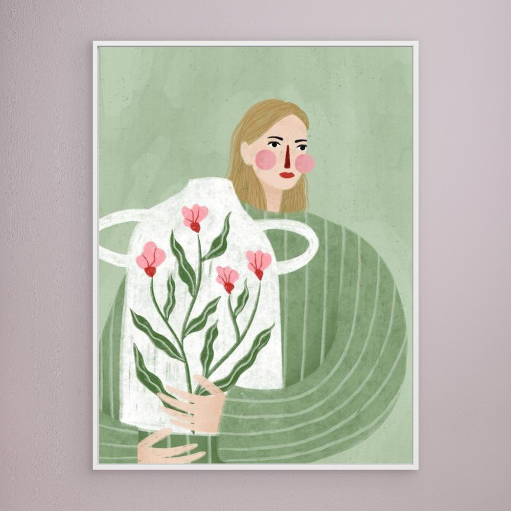 The Woman With The Vase by Bea Müller