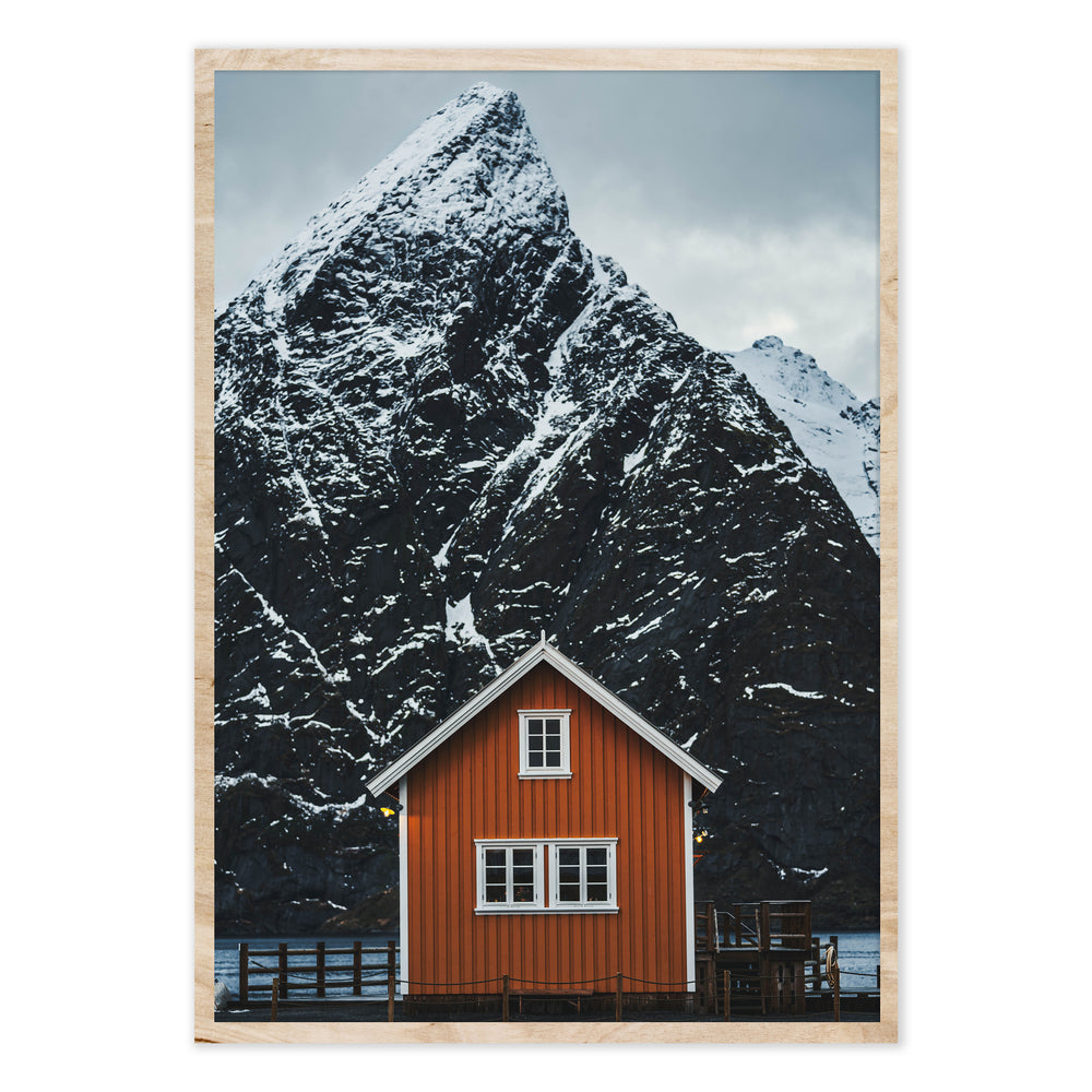 Little Red House Photographic Print