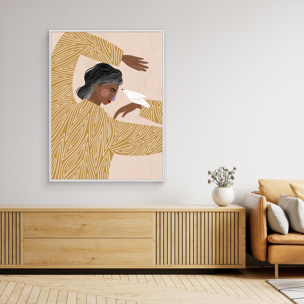 The Woman With He Bird by Bea Müller