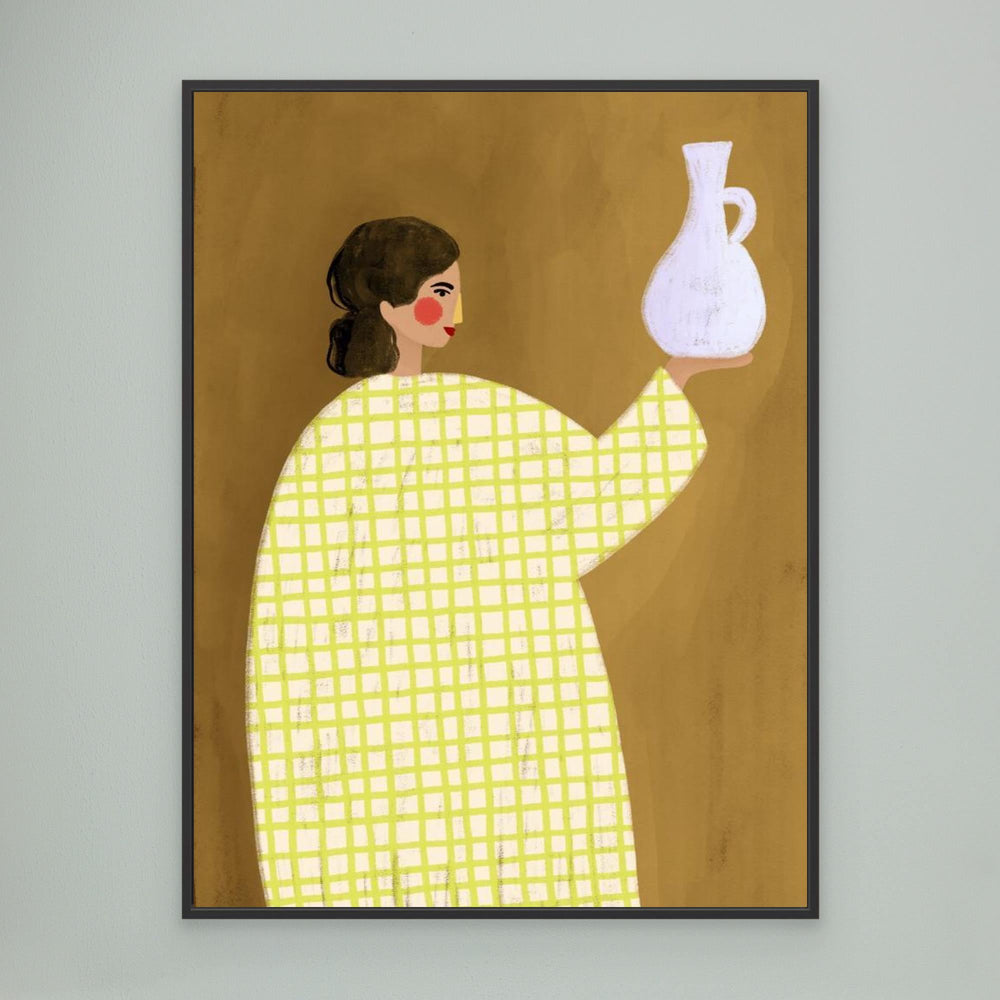 The Woman With Vase by Bea Müller