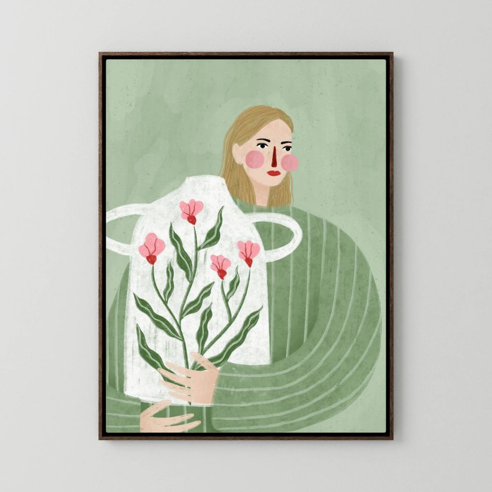 The Woman With The Vase by Bea Müller