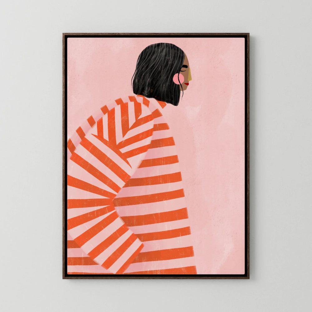 The Woman With the Orange Stripes by Bea Müller