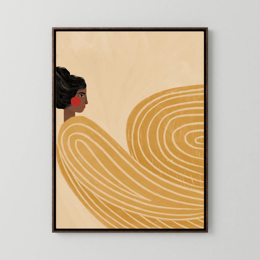 The Woman With the Yellow Stripes by Bea Müller