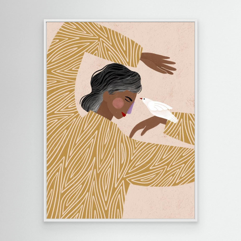 The Woman With He Bird by Bea Müller