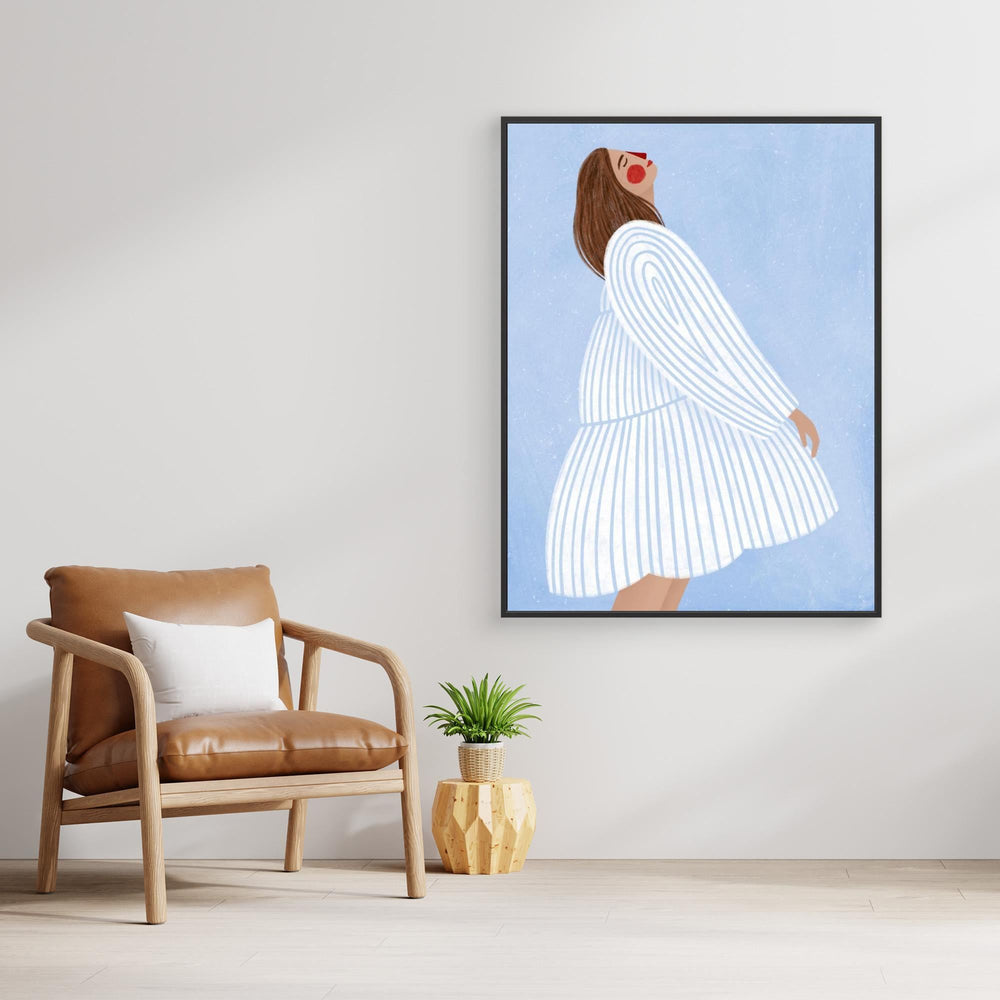 The Woman With the Blue Stripes by Bea Müller