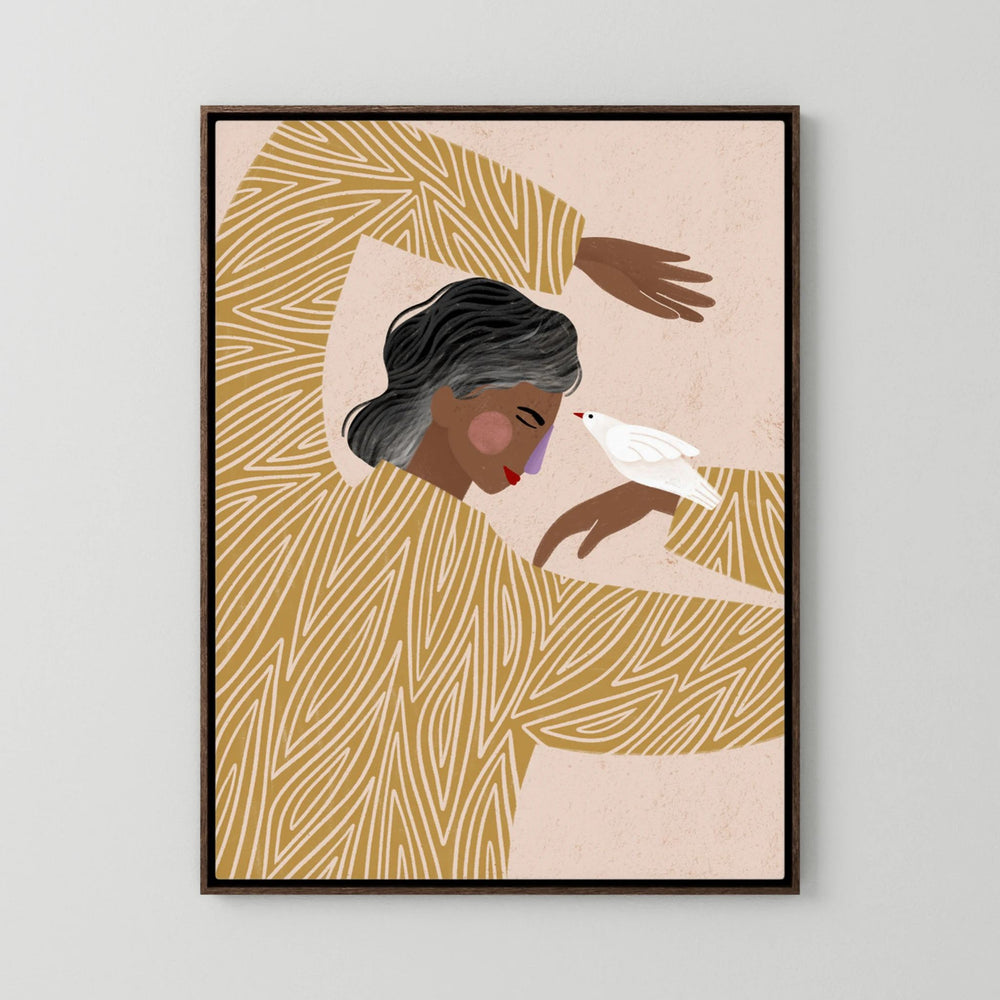 The Woman With He Bird by Bea Müller