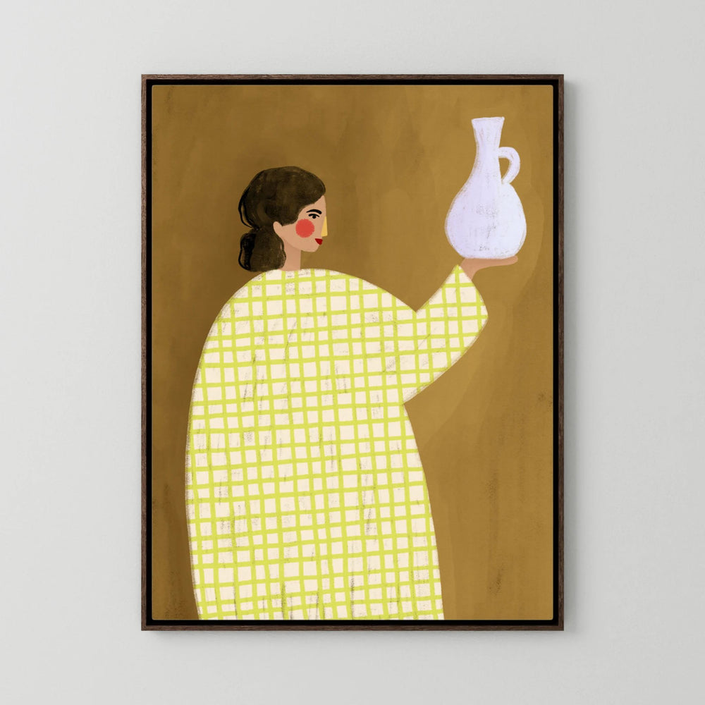 The Woman With Vase by Bea Müller