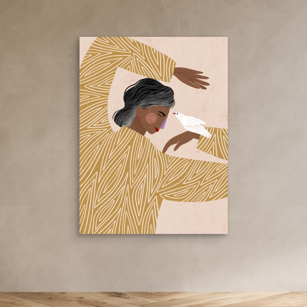 The Woman With He Bird by Bea Müller