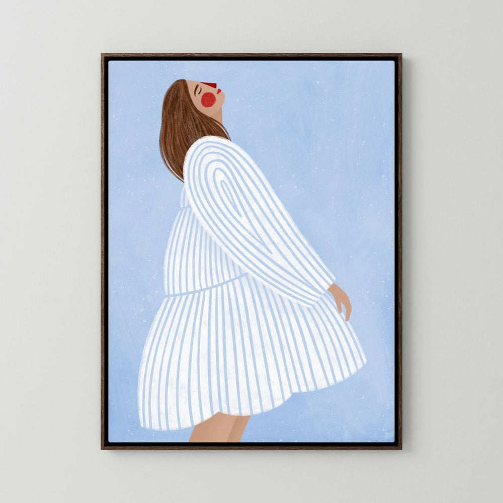 The Woman With the Blue Stripes by Bea Müller