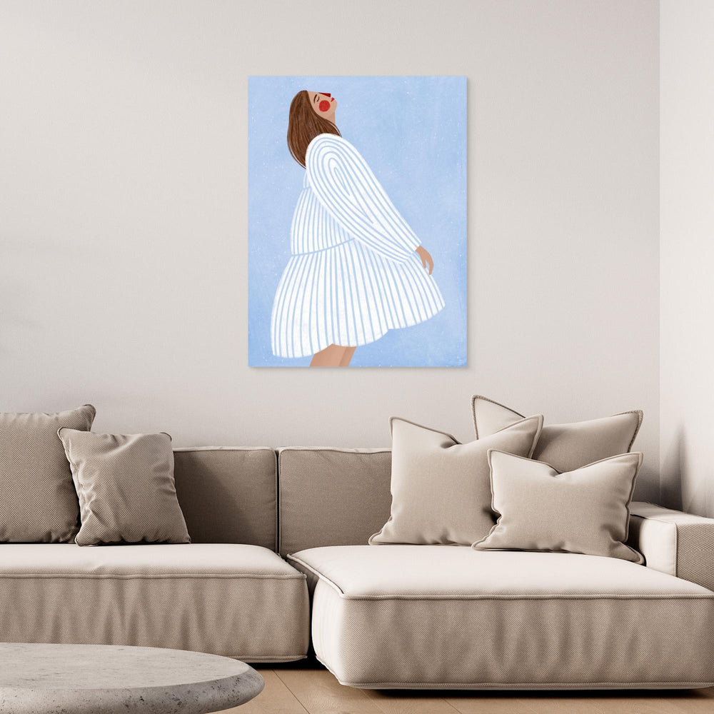 The Woman With the Blue Stripes by Bea Müller