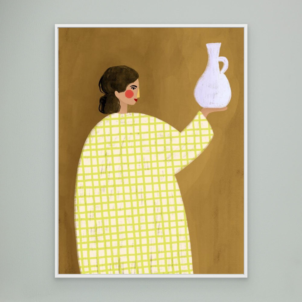 The Woman With Vase by Bea Müller