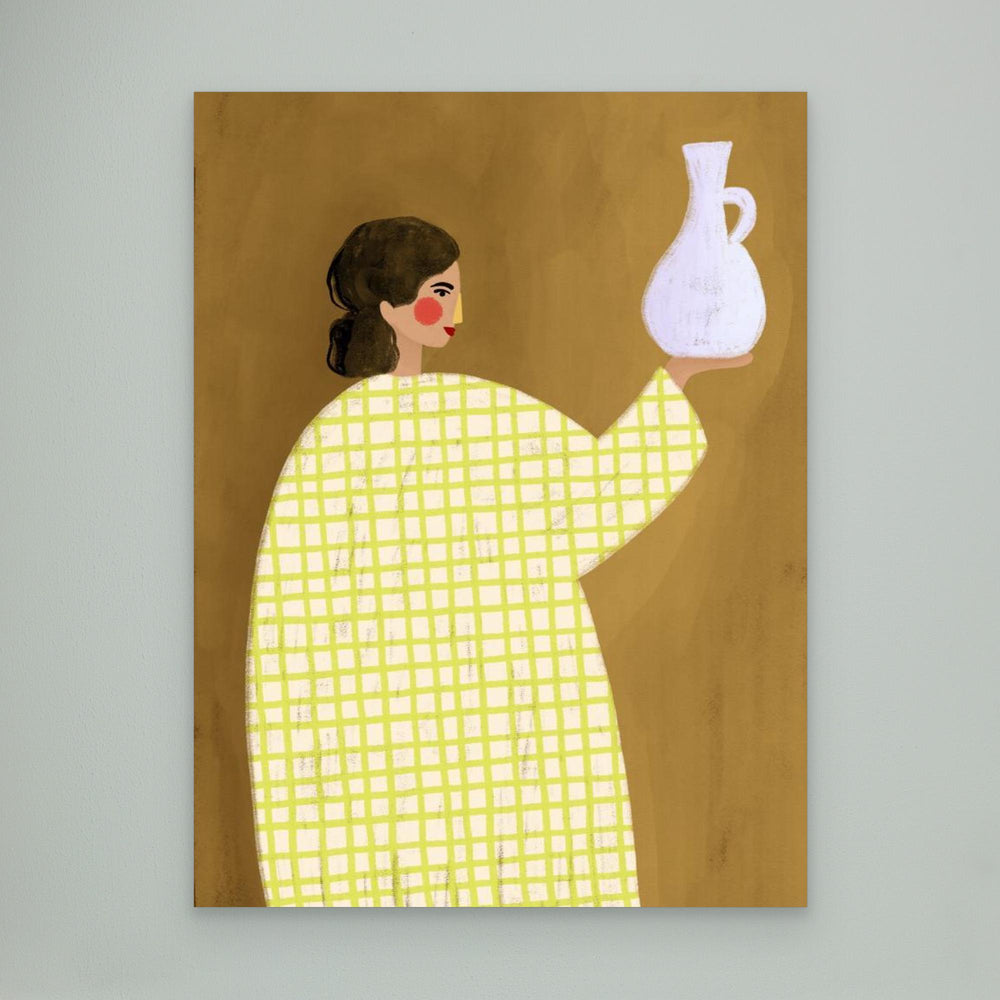 The Woman With Vase by Bea Müller