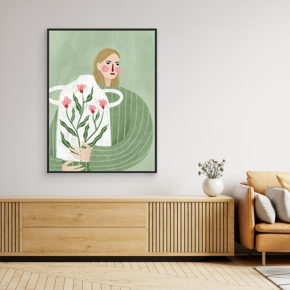 The Woman With The Vase by Bea Müller