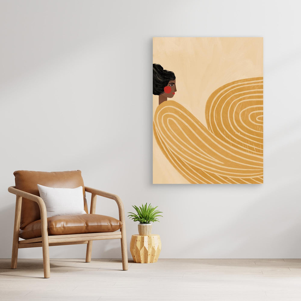 The Woman With the Yellow Stripes by Bea Müller