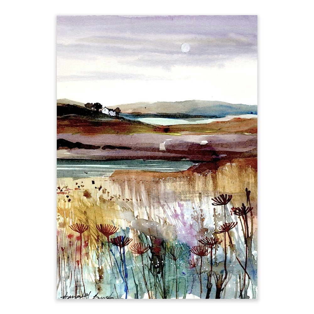Annabel Burton's Watercolour Field Landscape