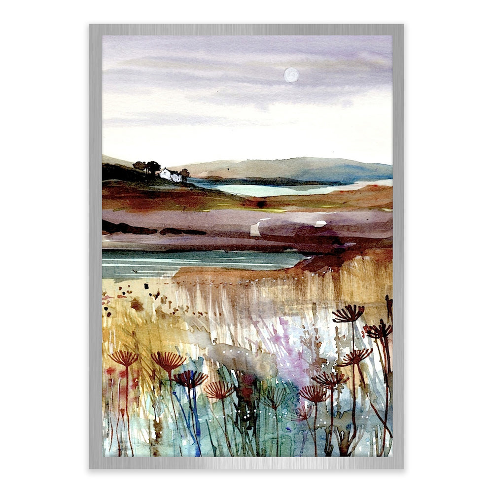 Annabel Burton - Watercolour Field Landscape Print