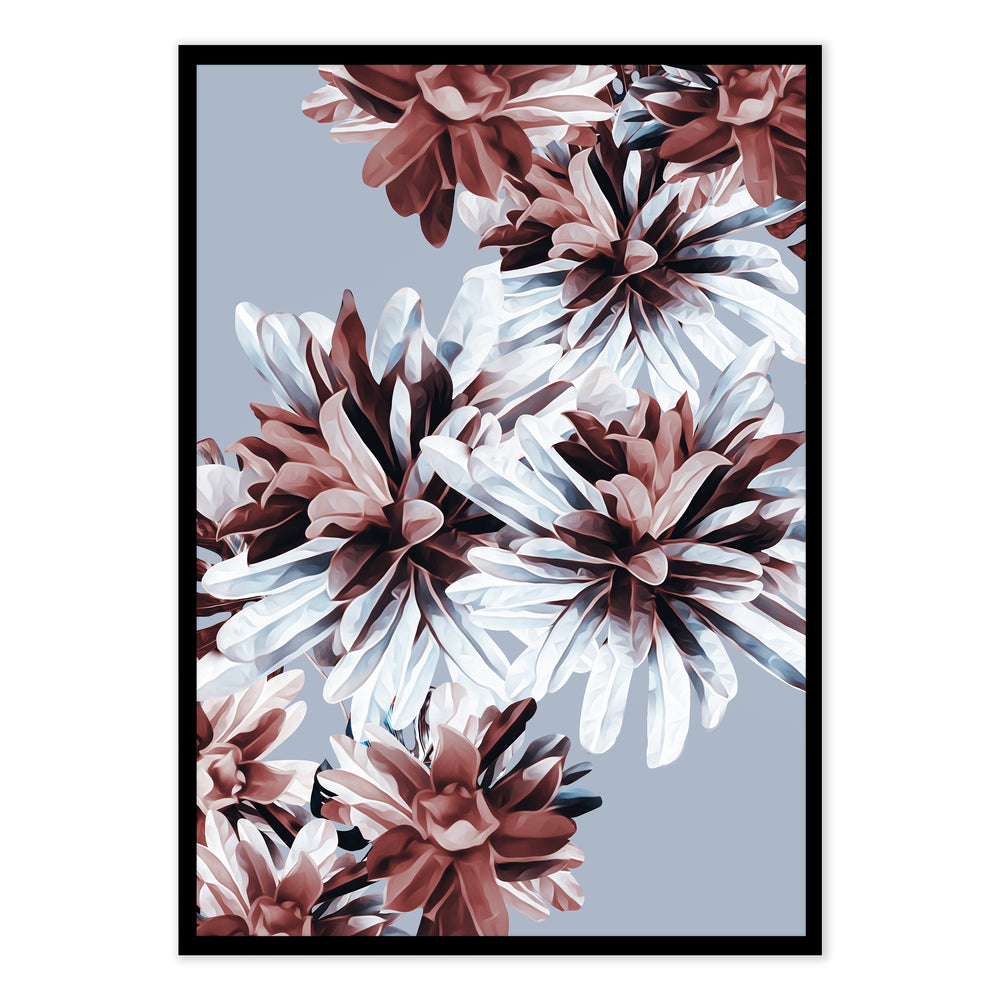 Ellisimo Winter Bloom Botanic Print - Seasonal Elegance Art