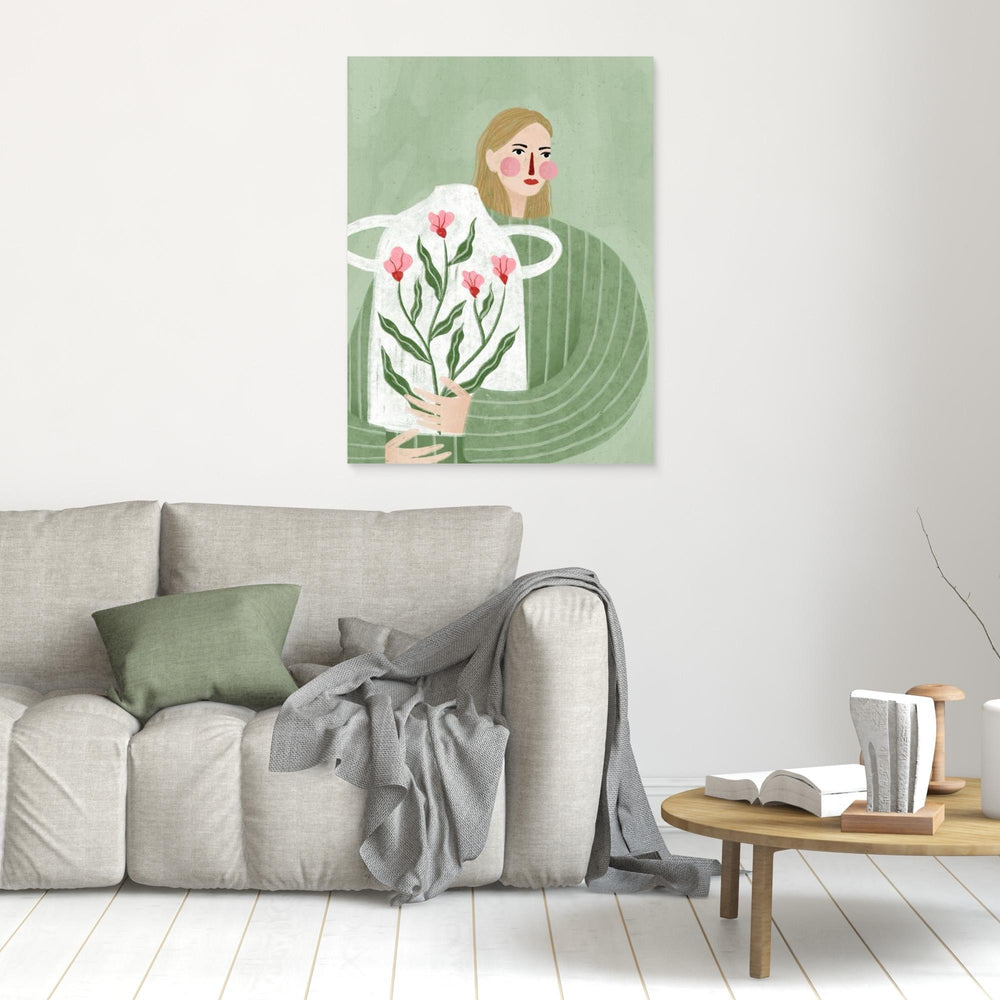 The Woman With The Vase by Bea Müller