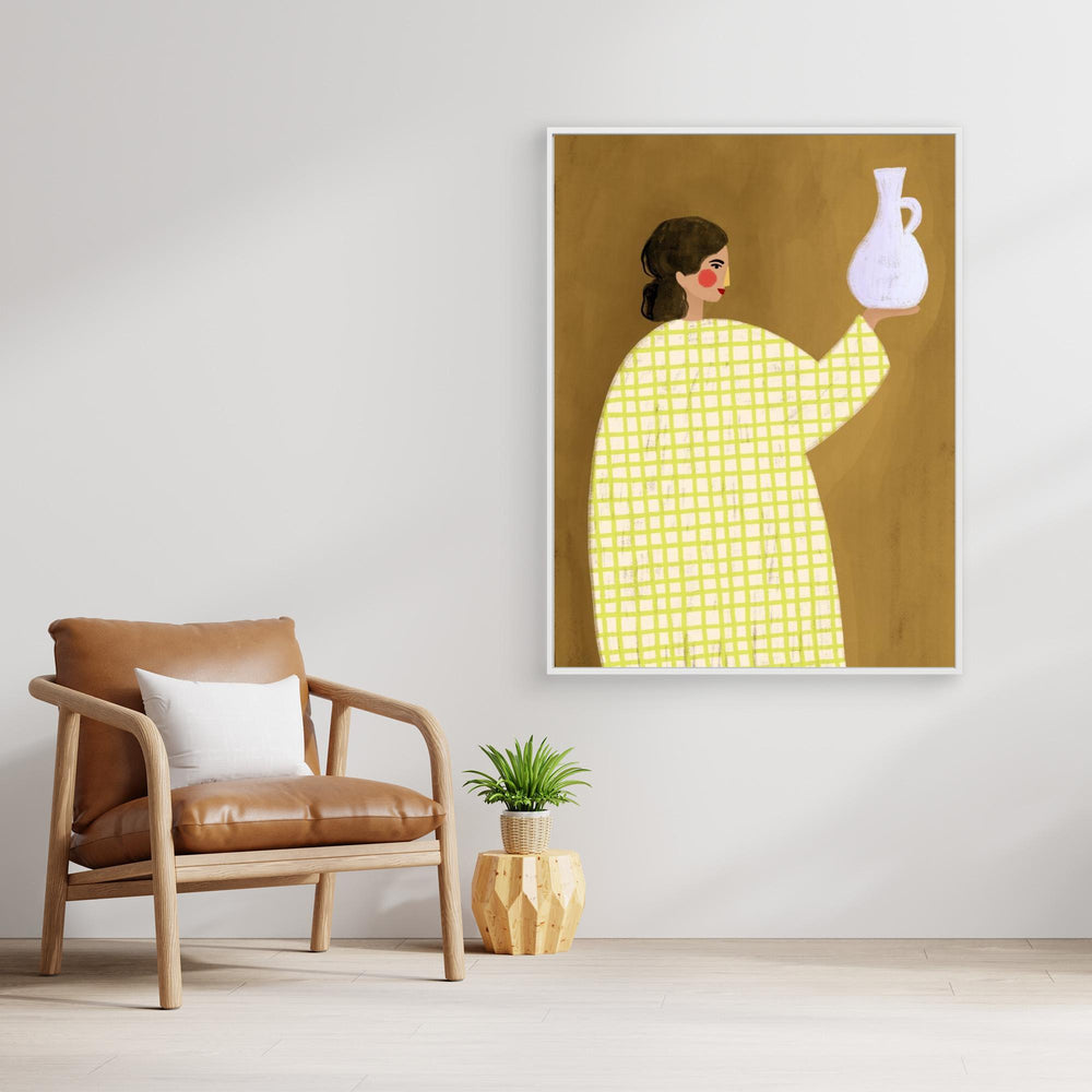 The Woman With Vase by Bea Müller