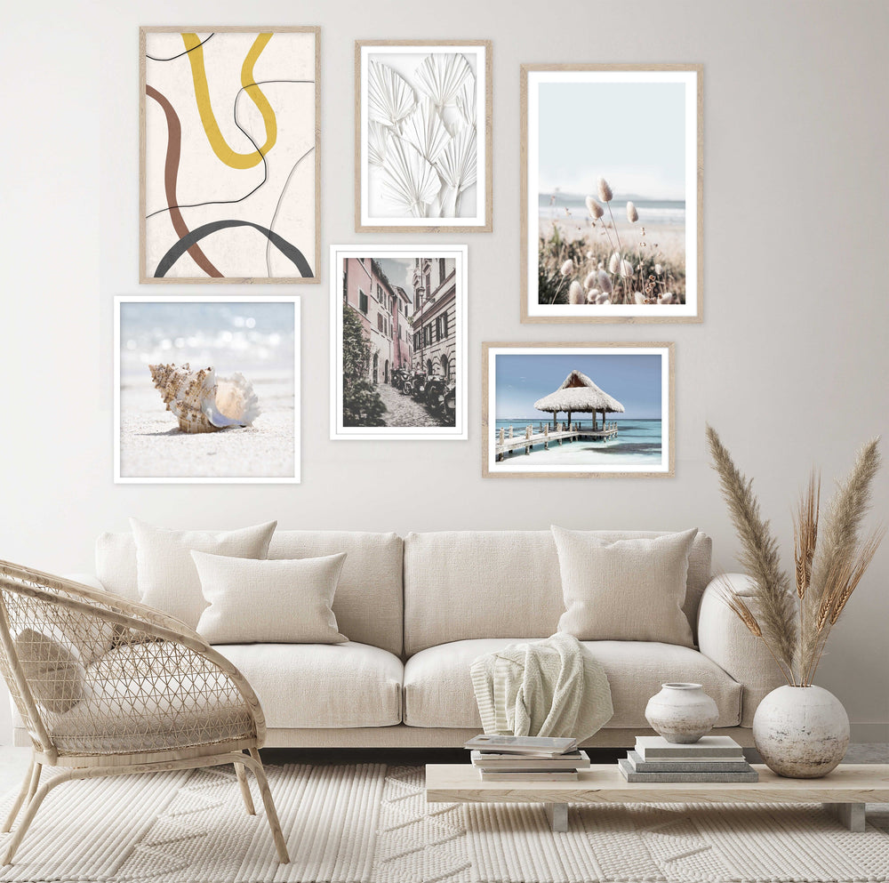 Beachscape Grasses Photographic Print - Calming and Relaxing