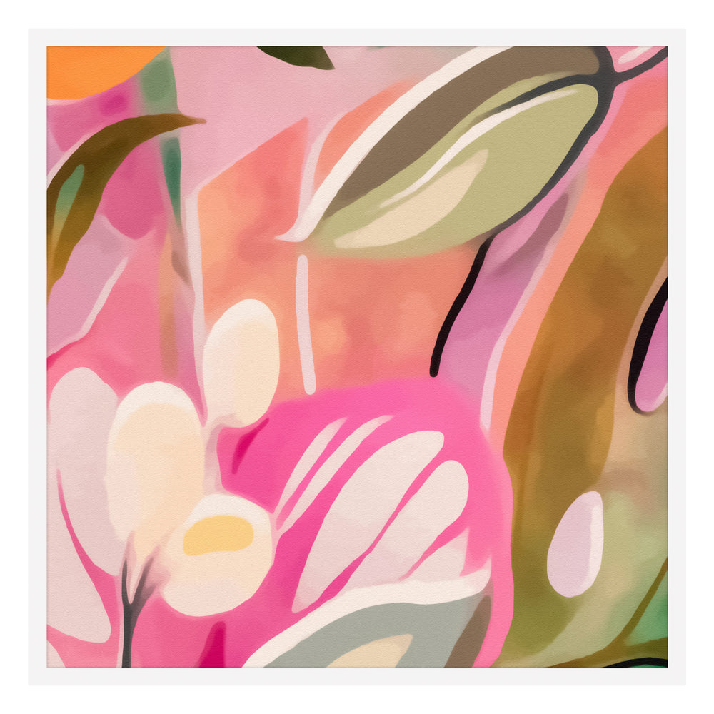 Bright Bouquet Colourful Abstract Print - Vivacious and Vibrant Wall Art