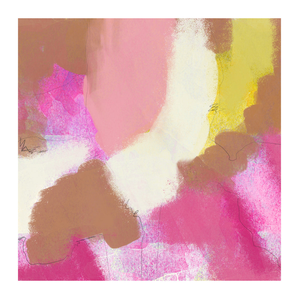 Happy Abstract Colourful Print