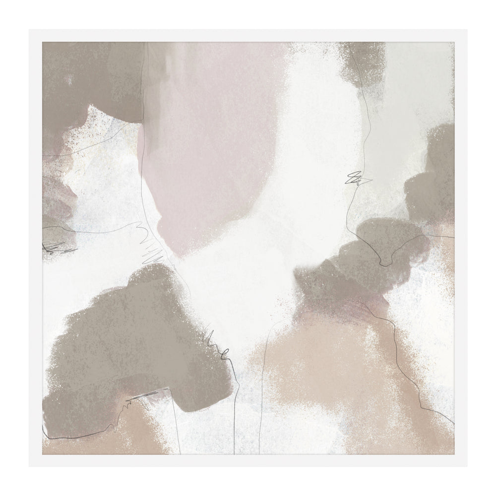Softly Painted Abstract Print