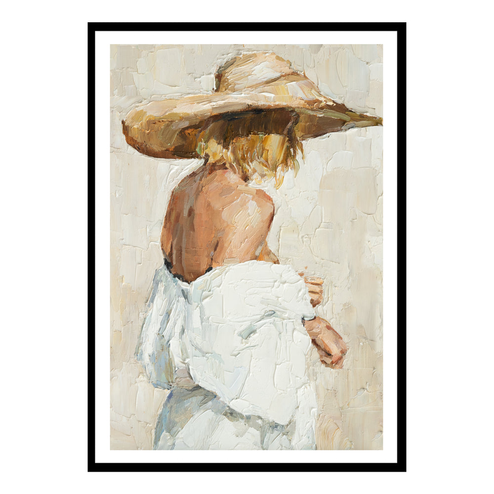 The Sun Hat Portrait Print