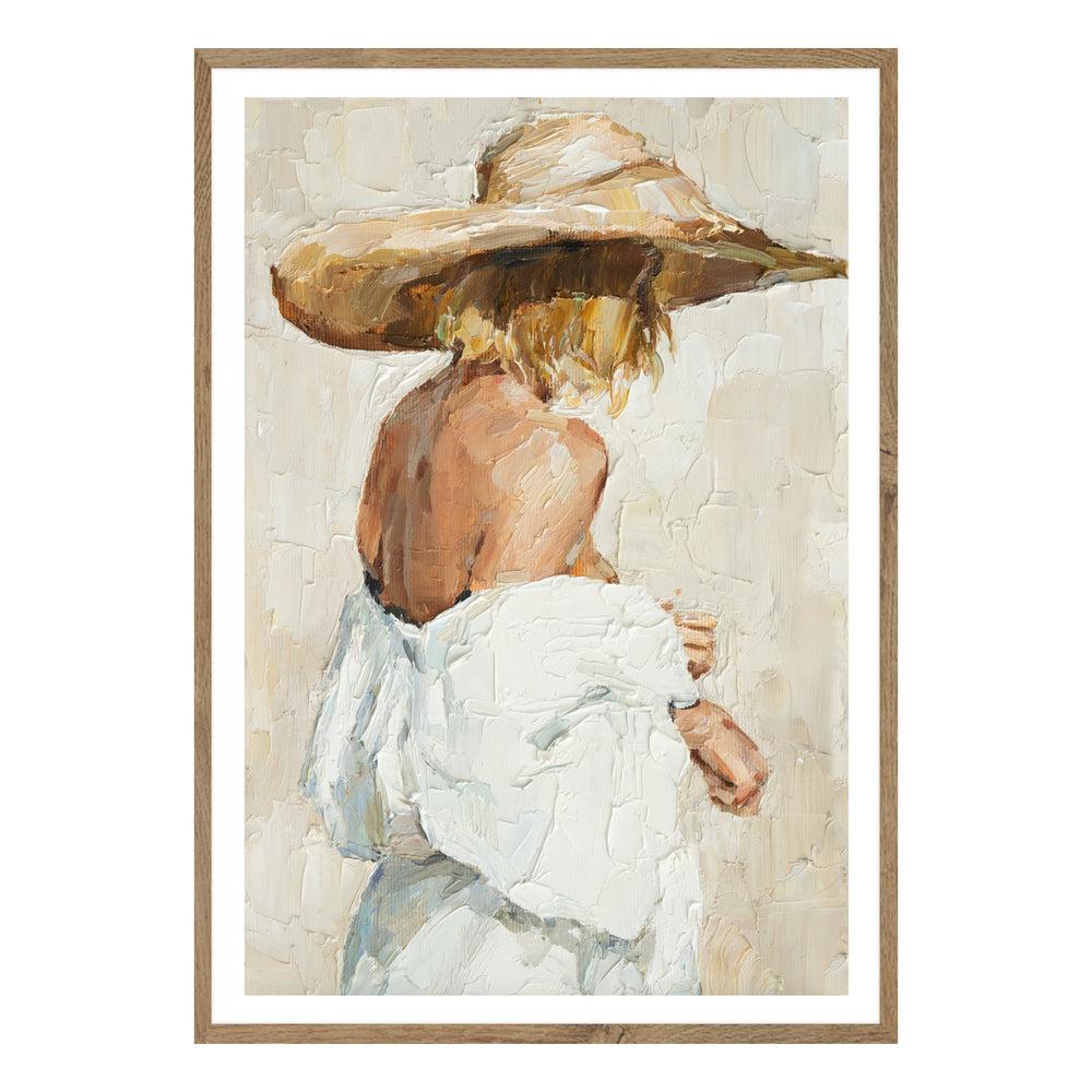 The Sun Hat Portrait Print
