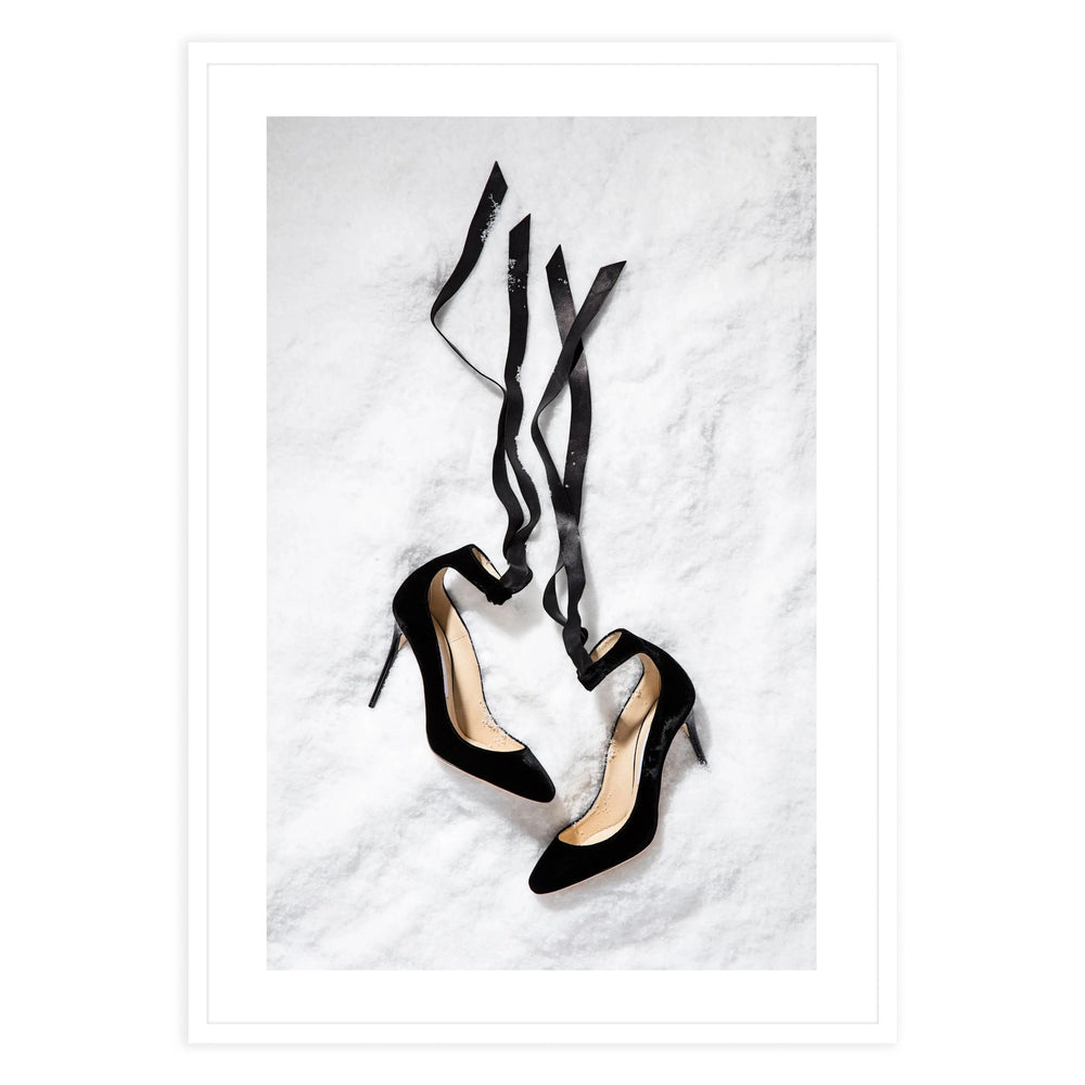 Black Shoes Photographic Print - Timeless and Bold Statement Wall Art