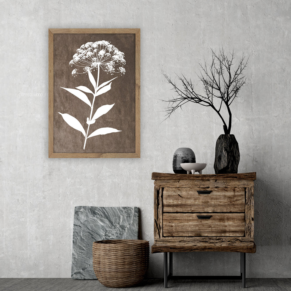 Delicate Botanical 02 Print - Rustic Neutral Wall Art